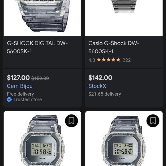 Casio G-Shock DW- 5600SK-1 with NATO strap adapter - Picture 10 of 10